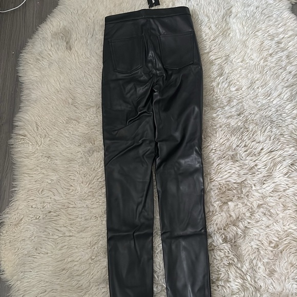 Wet seal faux leather black pants NWT size small - Picture 2 of 3